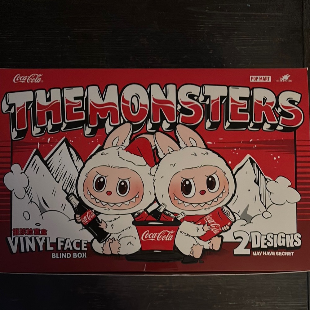Coca Cola The Monsters Art - Red and White